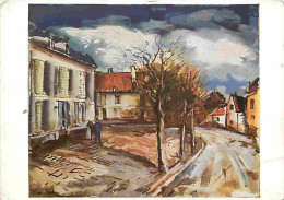 Art - Peinture - Maurice De Vlaminck - The Village Square - CPM - Voir Scans Recto-Verso - Peintures & Tableaux