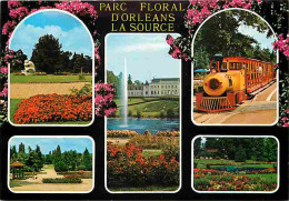 45 - Orléans - Parc Floral De La Source - Multivues - Fleurs - Petit Train - CPM - Voir Scans Recto-Verso - Orleans