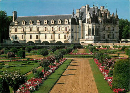 37 - Chenonceau - Le Château Et Ses Jardins - Fleurs - CPM - Voir Scans Recto-Verso - Chenonceaux