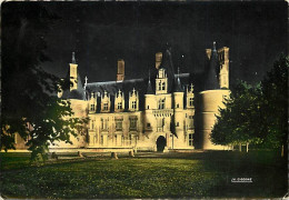 28 - Maintenon - Le Château Illuminé - Vue De Nuit - Mention Photographie Véritable - CPSM Grand Format - Voir Scans Rec - Maintenon