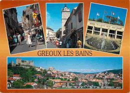 04 - Gréoux Les Bains - Multivues - Flamme Postale De Gréoux Les Bains - CPM - Voir Scans Recto-Verso - Gréoux-les-Bains