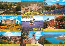 04 - Gréoux Les Bains - Multivues - Champs De Lavande - Carte Neuve - CPM - Voir Scans Recto-Verso - Gréoux-les-Bains