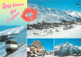 38 - Les 2 Alpes - Multivues - CPM - Carte Neuve - Voir Scans Recto-Verso - Other & Unclassified