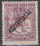 Arad Hongrie 1919 Mi 43 Reine Zita  (A15) - Gebruikt