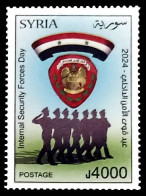 Syrie , Syrien , Syria 2024 New Issued Internal Security Forces Day, MNH** - Syria