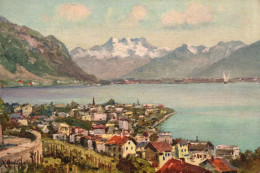 Montreux Et Les Dents Du Midi- éditeur : C.E.L.A Genève - Montreux