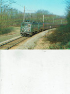 BELGIQUE SNCB-NMBS /LOCALITE LINKEBEEK LOCOMOTIVE ELECTRIQUE BB SERIE 29/TR43 - Trenes