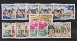 France 1961 - Petit Lot De 10 Timbres Dont 6 Gratuits -N° 1313-1316-1317-1318 - Oblitérés