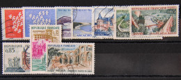 France 1961 - Petit Lot N° 1309-1310-1311-1312-1313-1314-1315-1316-1317-1318 - Used Stamps