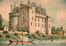 49-Montsoreau-Le Château (XIIe Et XVe Siècles)- éditeur : M. Barré & J. Dayez - Illustrateur : Barday - 1946-1950 - Sonstige & Ohne Zuordnung