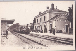 PONT DE BRAYES (72) Train Entrant En Gare - Andere & Zonder Classificatie