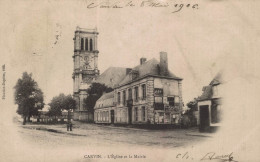 62 CARVIN L EGLISE ET LA MAIRIE CPA BON ETAT - Other & Unclassified