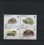 WWF Issue Michel Cat.No. Monaco 2046/2049 Mnh/** - Unused Stamps
