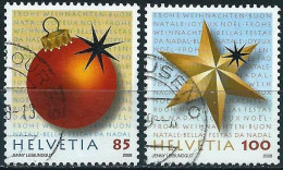 Switzerland 2008 - Mi 2079/80 - YT 2005/06 ( Christmas ) - Used Stamps