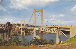 Postcard - The Tamar Bridge, Plymouth - Card No. PT1391 - Posted 14-05-1965 - VG - Unclassified