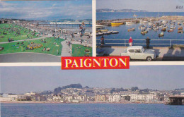 Postcard - Paignton - 3 Views - Written On Rear, Not Posted - VG - Unclassified