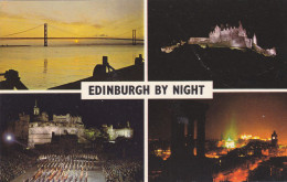 Postcard - Edinburgh By Night - 4 Views - Card No. PLC36767 - Posted 13-08-1970 - VG - Non Classés