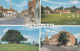 Postcard - Lyndhurst - 4 Views - Card No. 1-57-06-058 - VG (Albumn Marks On Rear) - Unclassified
