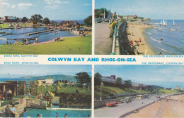 Postcard - Colwyn Bay And Rhos-On-Sea - 4 Views - Card No. C1581 - Posted 04-06-1974 - VG - Unclassified