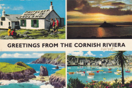 Postcard - Greeting From The Cornish Rioviera - 4 Views - Card No. 3DC 331 - Posted 09-07-1972 - VG - Non Classés