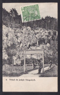 Austria / Czechia - 1913 PPC Vchod Do Jeskyn Sloupskych / Sloupsky Mine Entrance Posted To Belgium - Storia Postale
