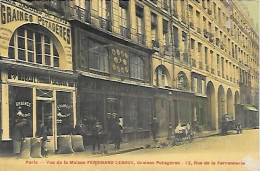 CPA Paris Vue De La Maison Ferdinand Leroux Graines Potagères 12 Rue De La Ferronnerie - District 15