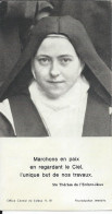 Chromos & Images > Images Religieuses Ste Therese De L' Enfant Jesus - Andachtsbilder