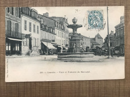 Lourdes Place Et Fontaine Du Marcadal - Lourdes