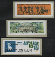 3 Atms,Nabanco, DD1.29, PASTEUR, OPERA D'EREVAN, SCENE DE JEUX DE L'ANTIQUITE GRECQUES De La FFAP. PARIS PHILEX 2024. - 2010-... Illustrated Franking Labels