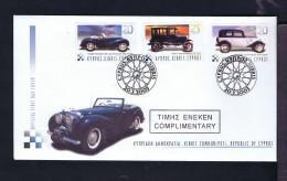 Sp10641 CYPRUS Old Automobiles Cars Transports 2003 /Triumph ENGLAND 1946, FORD "T" 1917 USA, Baby Ford 1932 ENGLAND - Auto's