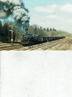 BELGIQUE SNCB-NMBS / TRAIN DE MARCHANDISE LOCOMOTIVE A VAPEUR 140 SERIE 29/TR50 - Trenes