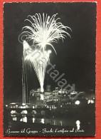 Cartolina - Bassano Del Grappa ( Vicenza ) - Fuochi D'artificio Sul Ponte - 1949 - Vicenza