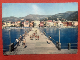 Cartolina - Alassio ( Savona ) - Riviera Dei Fiori - Il Molo - 1964 - Savona