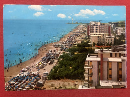 Cartolina - Lido Di Jesolo ( Venezia ) - Spiaggia E Faro - 1970 - Venetië (Venice)