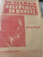 PATRIOTIQUE /DEUX POILUS EN BORDEE /WILLEMS - Partitions Musicales Anciennes