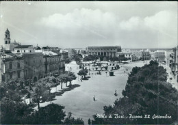 Be844 Cartolina Mola Di Bari Piazza Xx Settembre Puglia - Bari