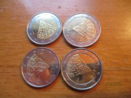 4 X 2 Euros Finlande 2009 Unc - Finlande
