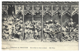 22   Treguier - Cathedrale - Bas Relief En Bois Sculpte - Tréguier