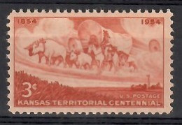 United States Of America 1954 Mi 677 MNH  (ZS1 USA677) - Vaches