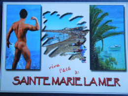 Sainte Marie La Mer    Carte Multivues    Nu Masculin    CP240425 - Other & Unclassified