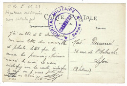 WWI -  C P A De Chambery ( Savoie ) En F M  " HOPITAL MILITAIRE / CHAMBERY / SAVOIE " - Oorlog 1914-18