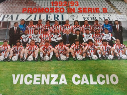 POSTER  VICENZA 92-92 CON AUTOGRAFI MANOSCRITTI A PENNARELLO - Authographs