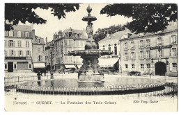 23  Gueret - La Fontaine Des Trois Graces - Guéret