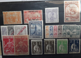 PORTUGAL 1894 - 1925 Lot De 19 Timbres Neufs */(*) , TB - Collections