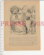 Humour 1908 Dessin Kossbühl Publicité Guyot Livres Mayne-Reid Fenimore Cooper Vincent Huet Paul Féval Decrespe Etiévant - Unclassified