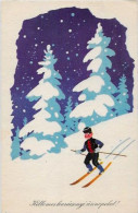 CPA Ski Sport D'hiver De Neige écrite - Sports D'hiver