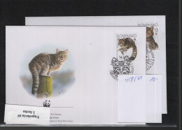 WWF Issue Michel Cat.No.Slovakei FDC 458/461 FDC - FDC