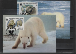 WWF Issue Michel Cat.No.UdSSR 5694/5697 MC - Maximum Cards