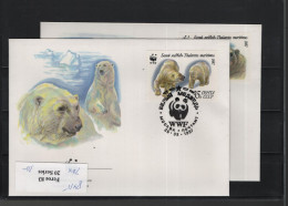 WWF Issue Michel Cat.No.UdSSR 5694/5697 FDC - FDC