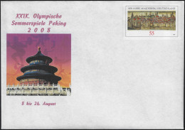 Allemagne 2008. Entier Postal, Enveloppe Jeux Olympiques De Pékin - Summer 2008: Beijing